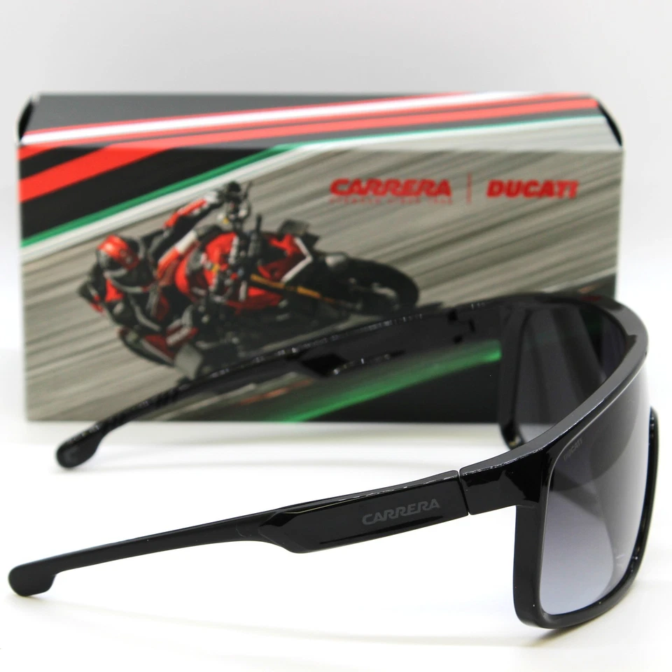 New Carrera Carduc 017 Mono Lens Shield Sunglasses Ducati Black / Grey Gradient - Image 3 of 4