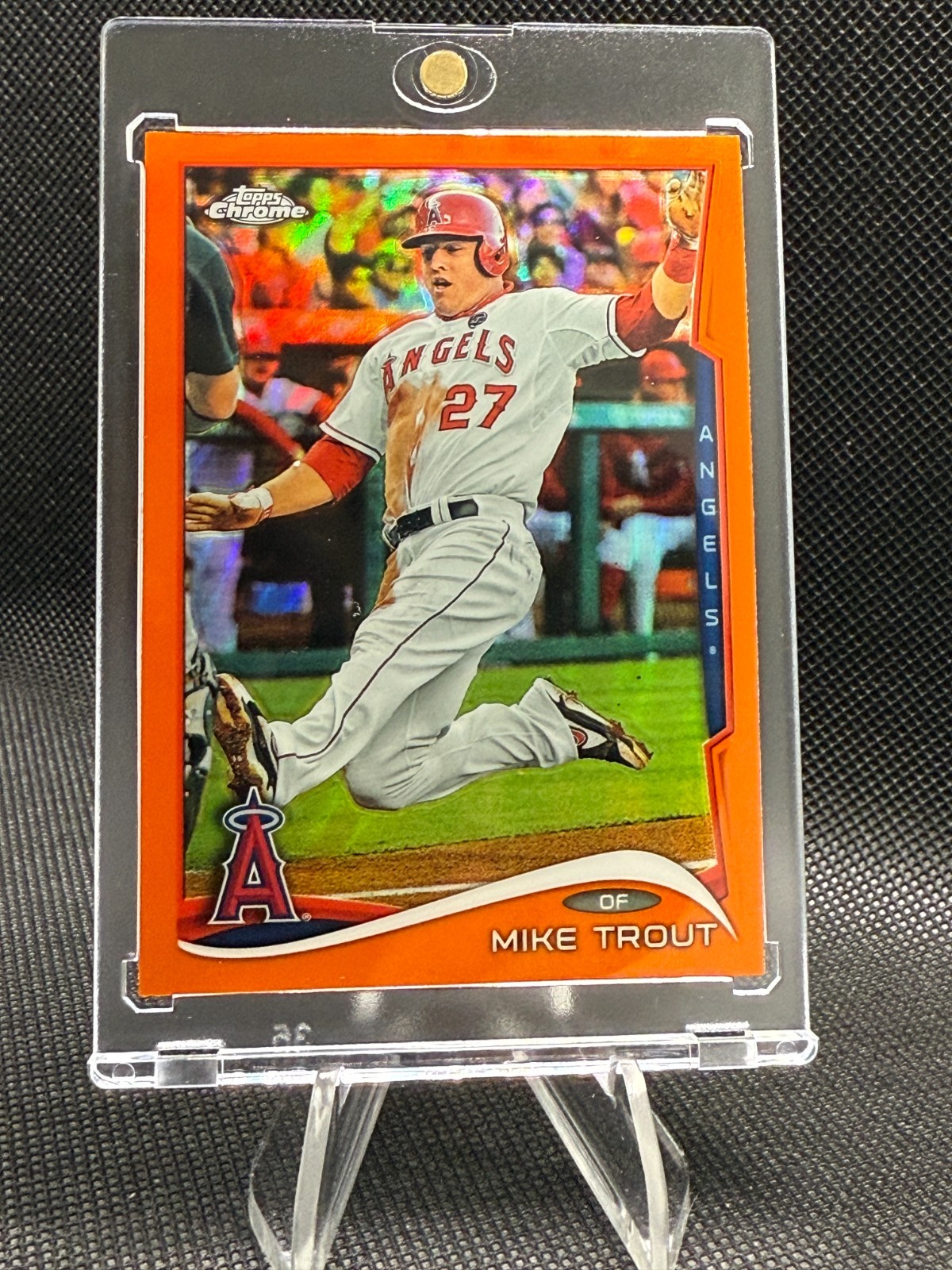 2014 Topps Chrome - Mike Trout #1 Orange Refractor