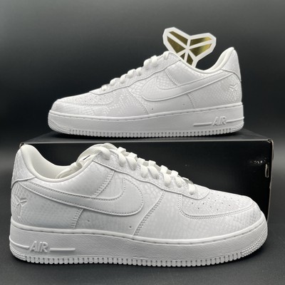 Kobe Bryant × Nike Air Force 1 Low White Nike Air Force 1 Low Kobe Bryant Forever White Men's - IB0018-100 - US