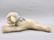 Steiff Floppy Lamby Vintage Sheep Plush Blue 1954-71 Used