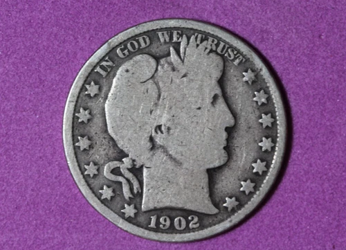 1902- Barber Half Dollar #P33795