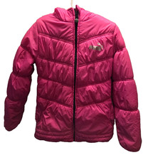 PUMA Pink Girl's Quilted Jacket - Size 7
