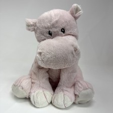 2015 Toys R Us Alley Hippo Plush 11  Pink Stuffed Animal Floppy Soft Lovey