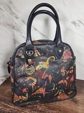 Borsa a tracolla Piero Guidi ANGEL Magic Circus borsa in pelle nera Made in Italy