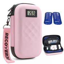 TSA Approved Insulin Cooler Travel Case Diabetic Medication Bag with Thermome...
