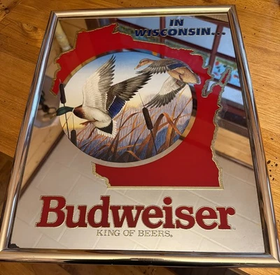 Collectible Budweiser Breweriana Mirrors | eBay