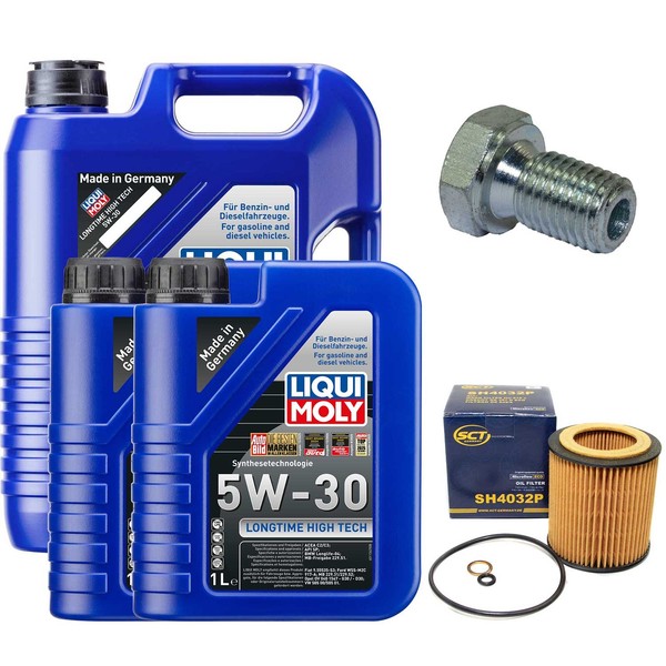 MotoröL Filter Set 5W-30 Liqui Moly 7 Liter + Schraube FüR BMW 7Er 730I Li E65-image