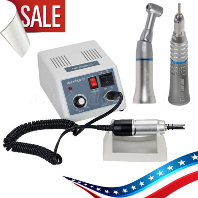 Dental Lab Marathon Micromotor /Electric Motor /Contra Angle /Straight Handpiece