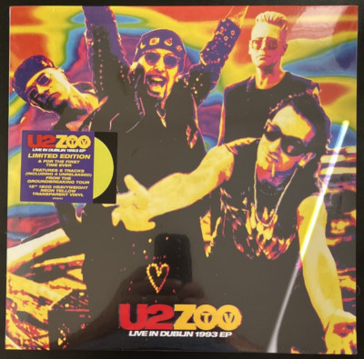 U2 ZOO TV LIVE IN DUBLIN YELLOW VINYL  LIMITED 180G NEW SEALED MINT
