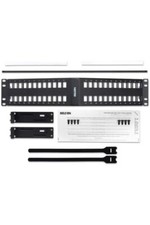 BELDEN  AX104601 Coax Panel Commercial, ANGLED 48-PORT KEYCONNECT PATCH