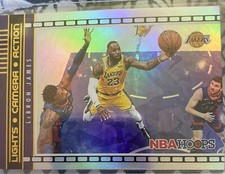 2021-22 Panini NBA Hoops Lebron James Lights Camera Action Holo #28 Lakers