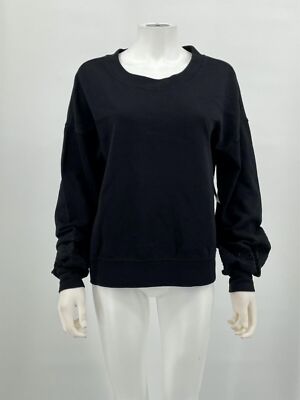 Halogen Sweater Black Cutout Women's Sz M NEW NWT N122