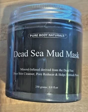 Pure Body Naturals Dead Sea Mud Mask For Facial 250g / 8.8
