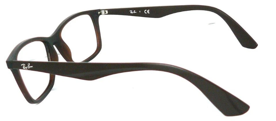 RAY BAN BRILLE BRAUN MATT RB 7047 5451 54 LIGHTRAY 5573 GESTELL 7066  FASSUNG, Foto 3 von 5