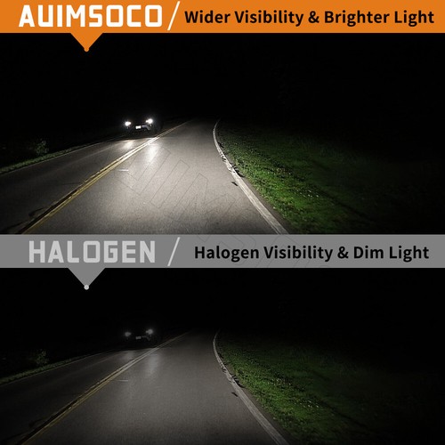 For GMC Sierra 3500 2500 2003-2007 LED Headlight High+Low & Fog Light Bulbs Kit - Foto 13 di 16