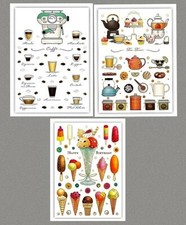 Quire*postcard*ice cream*caff�*tea time*10 x15cm
