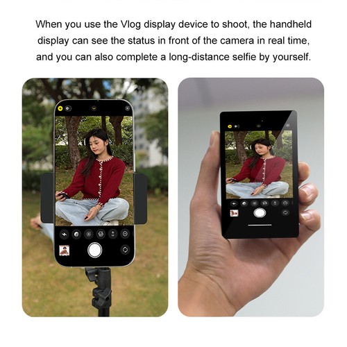 Smartphone Wireless Magnetic Selfie Monitor Screen Rear Camera Sharing - Picture 5 of 15