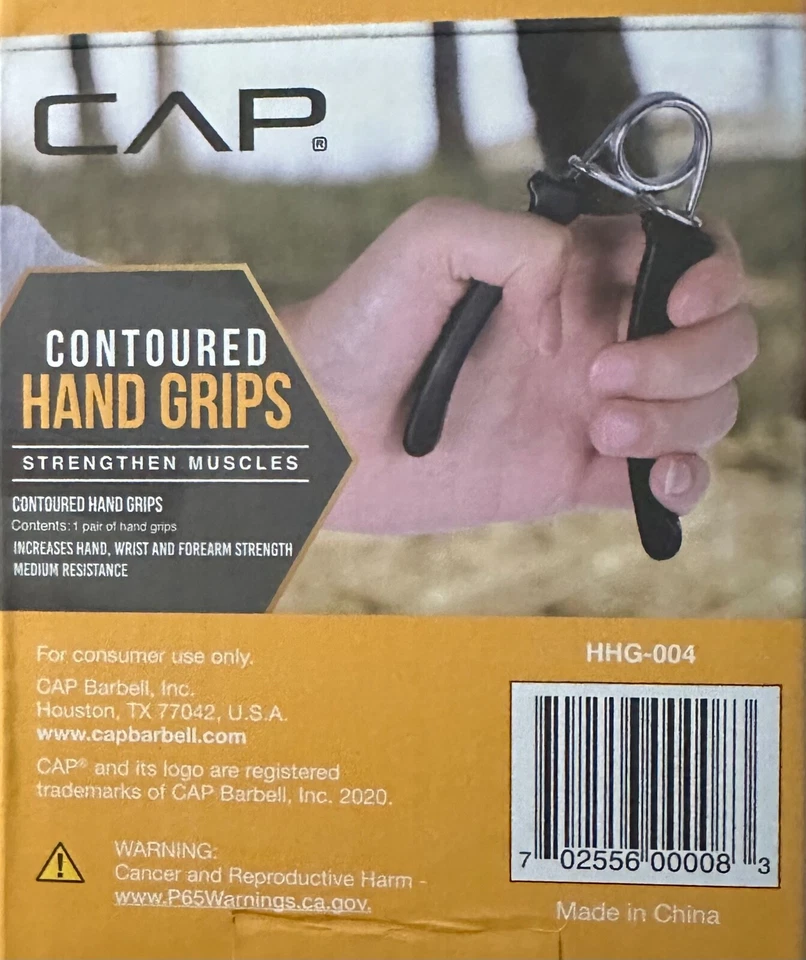 Empuñaduras de fortalecimiento muscular contorneadas CAP Foto 2 de 3