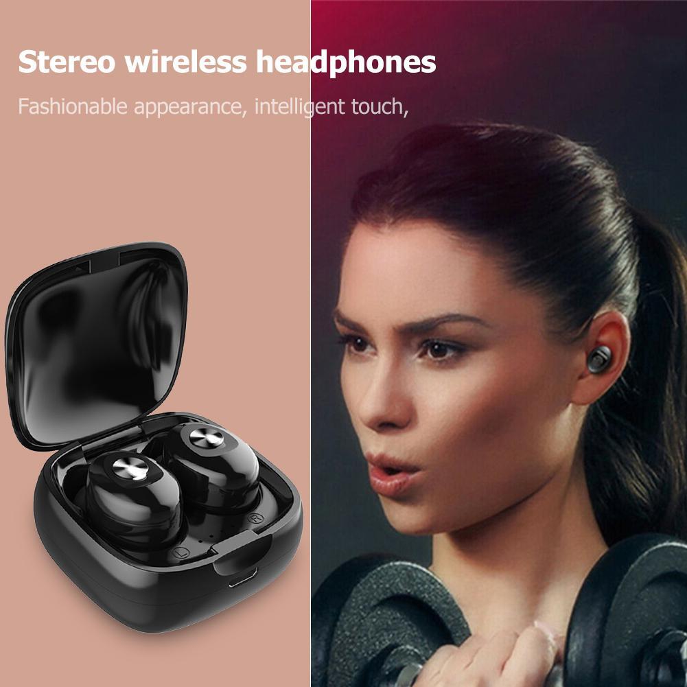XG-12 Bluetooth-compatible Earphone True Wireless Earbuds w/Charging Box