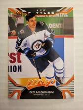 Declan Chisholm 2022-23 UD MVP Ice Battles Insert Card