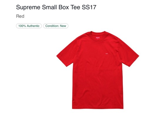 supreme red pocket tee