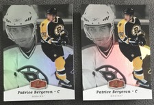 2006-07 Flair Showcase Boston Bruins Hockey Card #9 Patrice Bergeron. (2)