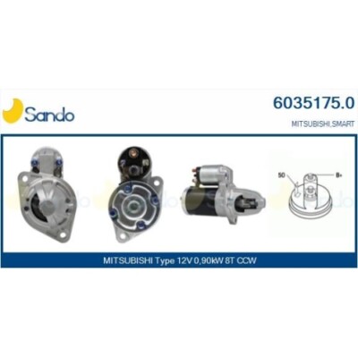Starter Sando 6035175.0 für Mercedes Benz Mitsubishi