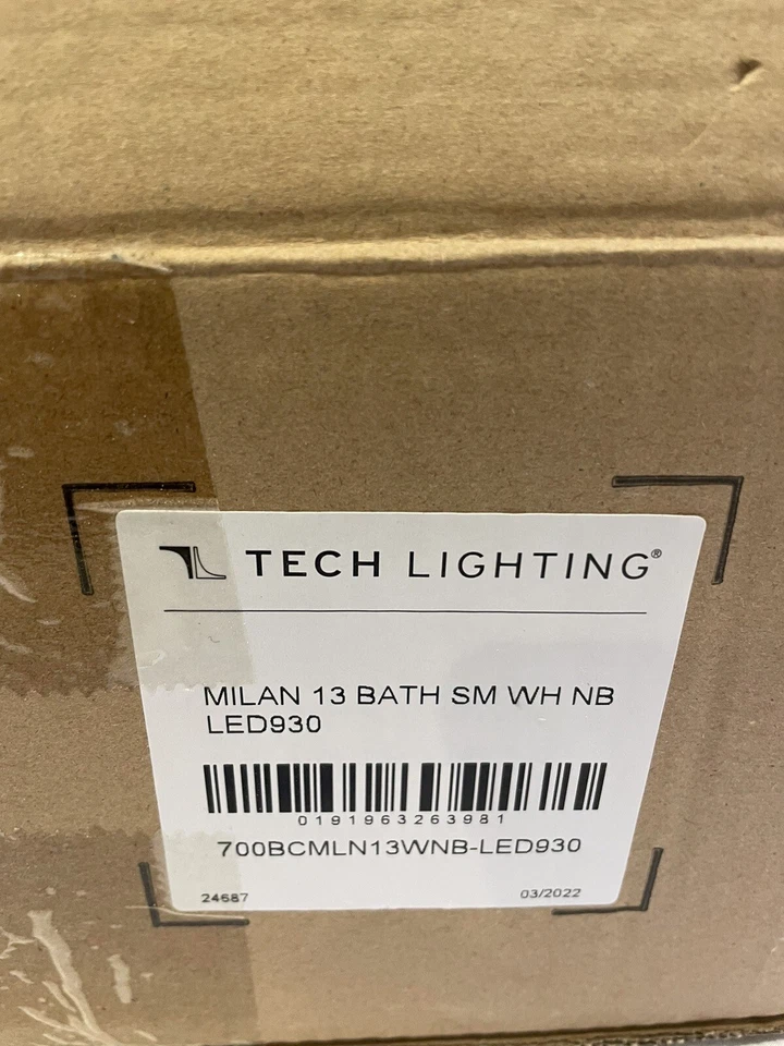 Tech Lighting 700Bcmln13-Led9 Milan 1 Light 4-1/4 Wide Integrated Led Bathroom - Image 3 of 3