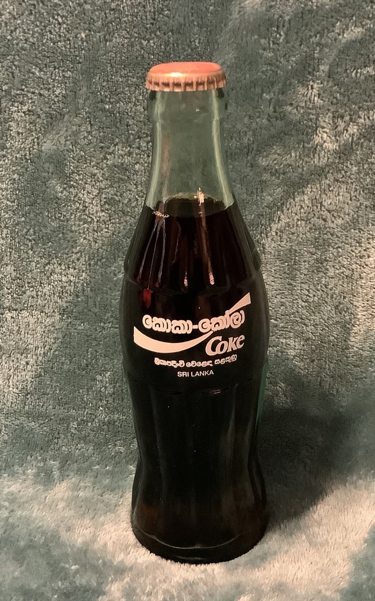 Coca Cola 1990 Around the World 6.5oz Bottle 
