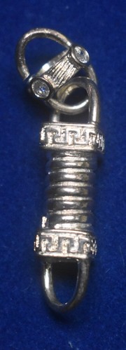 Vintage Sterling Silver- Architectural Column Charm