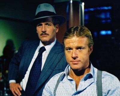 The Sting two handsome guys Robert redford & Paul Newman 5x7 inch photo