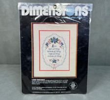 Dimensions Counted Cross Stitch "Love Endures"  3581