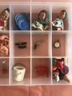Vintage Lot Miniature Plastic Dolls Italy Kitchen Food Dishes Ginny Bucket Etc — photo 3
