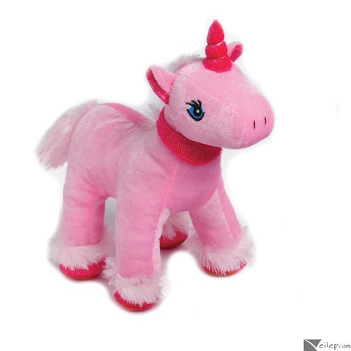 Girl Plush Unicorn Toy & Treat Filled 27pc 10" Bamboo Easter Basket Gift Set - Picture 5 of 11