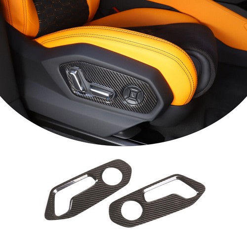 Carbon Fiber Seat Adjust Handle Switch Panel Trim For LAMBORGHINI URUS 2018-2021 - Picture 9 of 12