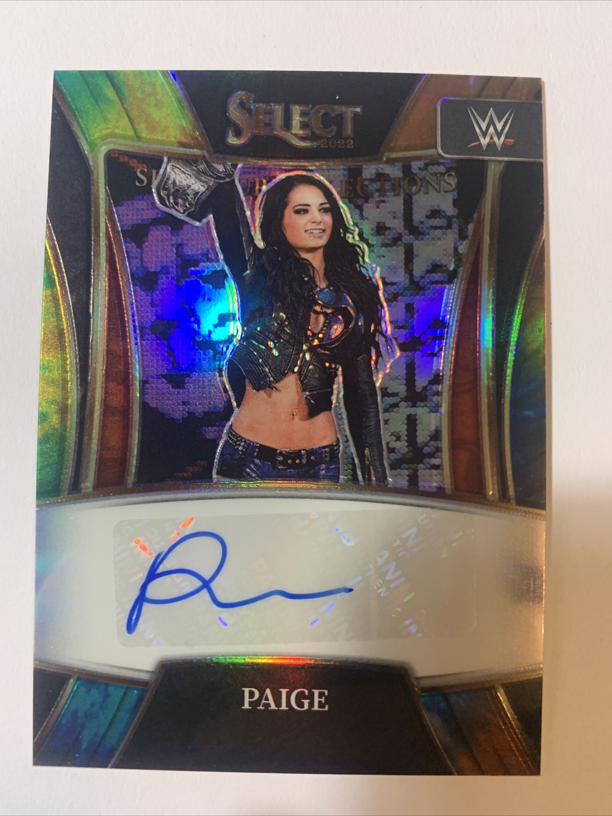 WWE PANINI PAIGE 25シリ　サイン　Tie-Dye　カード Paige 2022 Select WWE #345 Tie-Dye /25 Price Guide - Sports Card