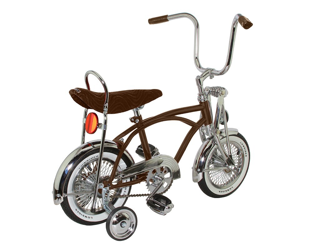 NEW! 12" LOWRIDER BICYCLE IN METALLIC BROWN