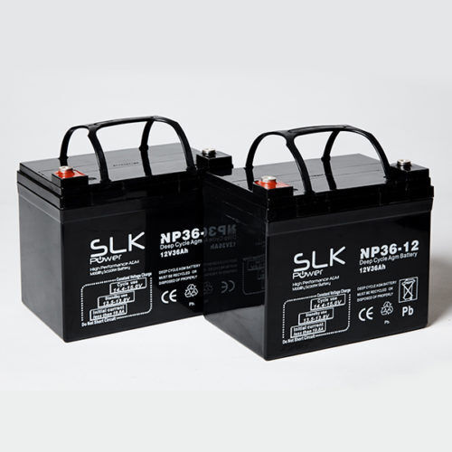 PAIR 12v 36AH AGM MOBILITY SCOOTER BATTERIES FOR KYMCO FORU SUPER 4/8