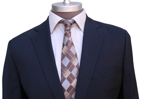 Sartoria Ruggiero Reda 110’s Wool Solid Blue Two Button Blazer Jacket SZ 44L - Picture 4 of 9