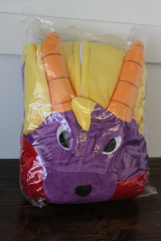 Dragon One Piece Unisex Jammies For Parties Purple Dragon Pajamas Adults Medium - Image 2 of 4