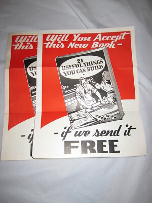 2 Science and Mechanics 21 Useful Things You Can Build Brochures Ad