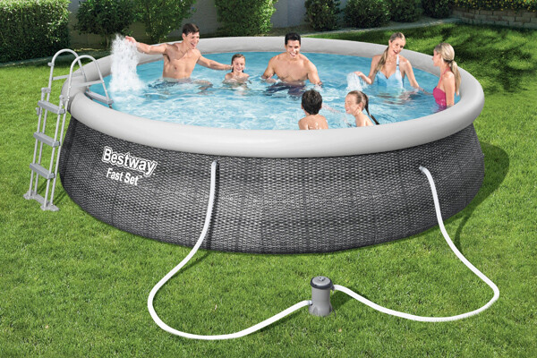 HOT Paddling Pool Bestway 15ft Pool Fast Set Bestway Fast Set 15