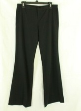 Women's Black Stretch Wide Leg Dress Pants Size M