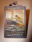 EMPRESS OF IRELAND CANADIAN PACIFIC LINE CRUISE SHIP METAL KEY HOLDER