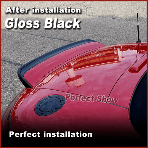 Glanz Schwarz Heckspoiler flügel Spoiler Lippe Passt für Audi TT MK1 8N 1998-06 - Bild 5 von 10