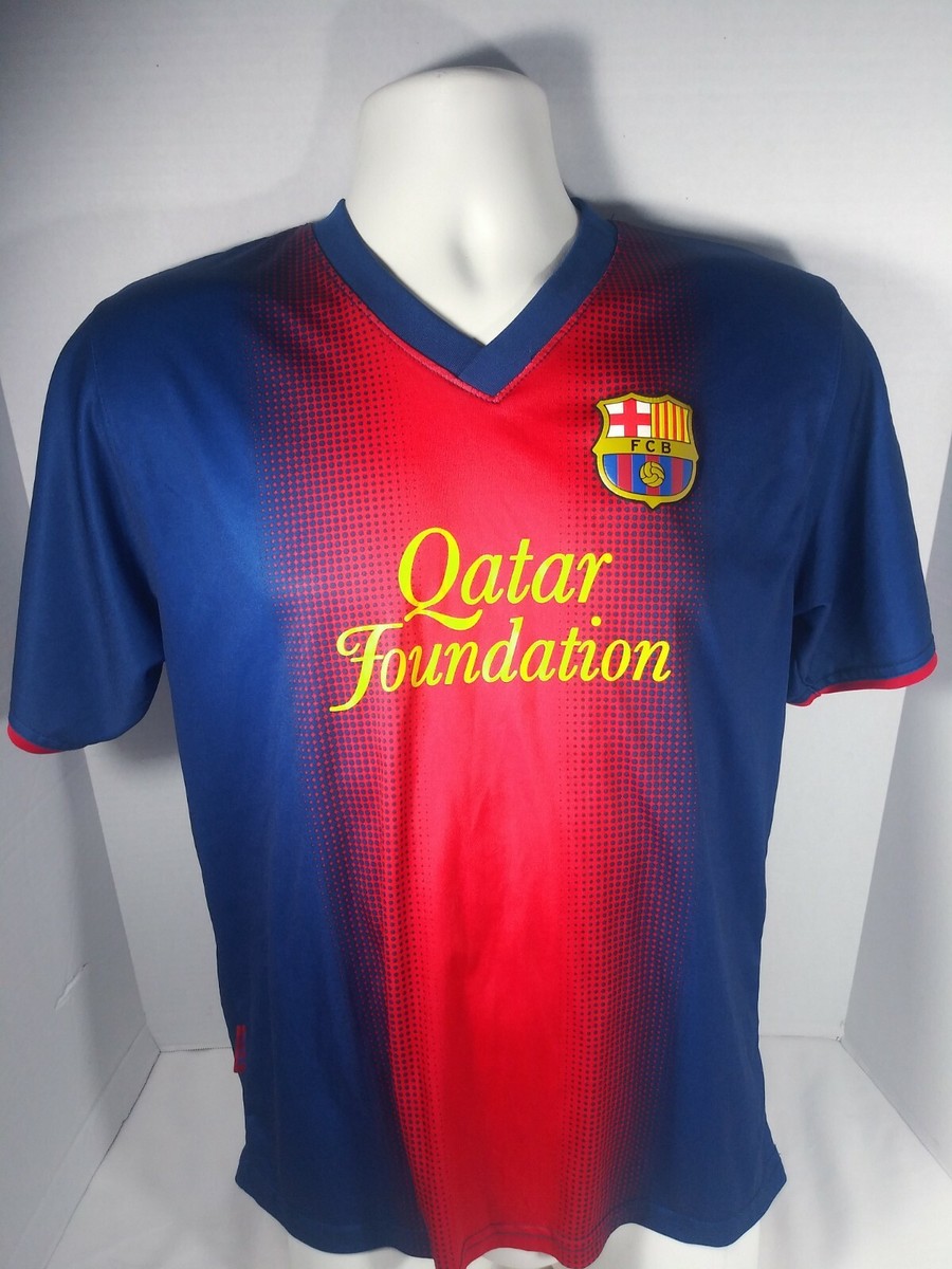Barcelona Qatar Foundation FCB Unicef Messi 10 Jersey Men's