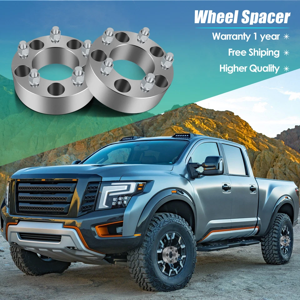 Espaciadores de rueda 2 piezas 2" 5x5 1/2"x20 para Jeep Grand Cherokee Wrangler Commander 2008 Foto 2 de 4