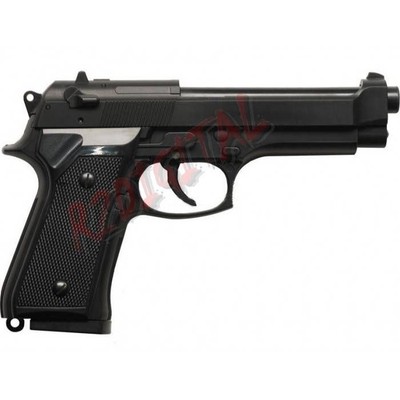 PISTOLA GIOCATTOLO MOLLA RINFORZATA 6 MM BERETTA 92 POLIMERO METALLO  SCARRELLA | eBay