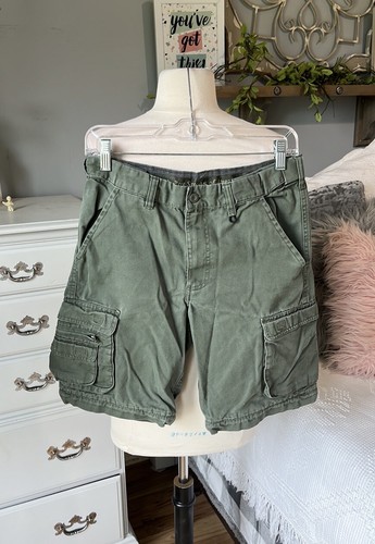 Boy Scouts Of America Green Cargo Shorts Expandable Waist Boys 12 Uniform Cotton - Picture 3 of 10