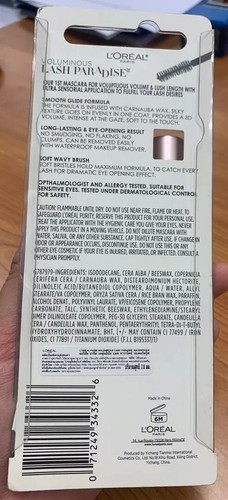 Loreal Paris Lash Paradise Big Deal Mascara Black Extreme Volume Length 7.6ml - Picture 5 of 8